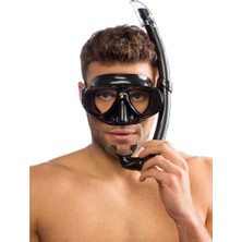 Cressi Perla-Mexico Maske Şnorkel Seti Siyah