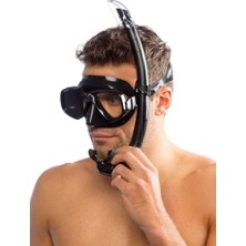 Cressi Perla-Mexico Maske Şnorkel Seti Siyah