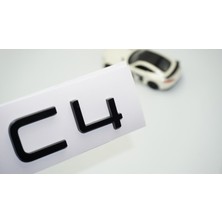 Dk Tuning Citroen C4 Mk3 2018+ Cactus Bagaj Siyah Yazı Logo Amblem