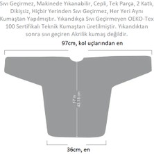 Yorni 3-5 Yaş Family Bağcıklı Uzun Kollu Sıvı Geçirmez Makinede Yıkanabilir Boyundan Bağlamalı Bebek Mama Önlüğü