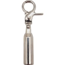 Angel Çanta Aksesuar 7 mm Kancalı Kovan Gümüş Renk 10 Adet