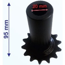 Mondial Atv Ön Dişli 520-14T Iç 20 mm Uzunluk 95 mm Tm Öm-Erpilsan Elektronik