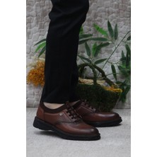 Mehmet Mete 185 Taba Marrka Deri Erkek Ayakkabı