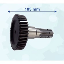 Mondial Atv Apachi-Hsk-X Uyumlu Şanzıman Çıkış Dişlisi 40T Helis Öm-Erpilsan Elektronik