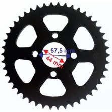 Mondial Atv Terratrack 200 Uyumlu Arka Dişli 428-46T Iç 44 mm 4 Delikli Ind Öm-Erpilsan Elektronik