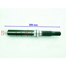 Mondial Atv Arka Çıkış Mili 6 Kanallı Uzun 25-206 mm Öm-Erpilsan Elektronik