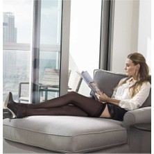 Mbb E-Ticaret 12 Adet Mus Kaçmaz Lastikli Çorap 70 Denye 57 Ten