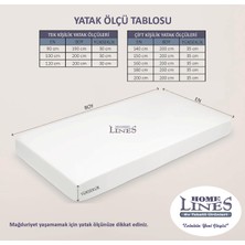 Home Lines Kapitone Yatak Koruyucu Alez,4 Köşe LASTIKLI,%100 Pamuk