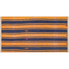 Grand Hedef Halı Anadolu El Dokuma Mavi Turuncu Renk Vintage Kilim