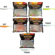 Lucky John Makora 3D Shad Tail 4'' (10.16 Cm) 6'lı Paket Silikon Yem