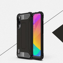 Techno Guru Xiaomi Mi 9 Lite Tam Koruma Sağlayan Çift Katmanlı Crash Premium Sert Silikon Kılıf