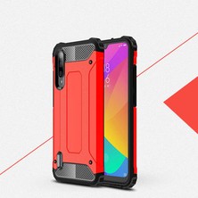 Techno Guru Xiaomi Mi 9 Lite Tam Koruma Sağlayan Çift Katmanlı Crash Premium Sert Silikon Kılıf