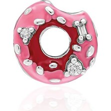 Adal Silver 925 Ayar Gümüş Donut Charm