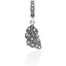 Adal Silver 925 Ayar Gümüş Sallantılı Yaprak Charm