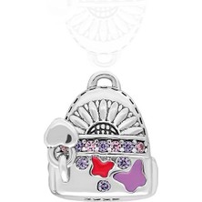 Adal Silver 925 Ayar Gümüş Mineli Çanta Charm