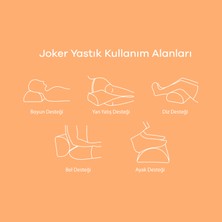 FOM 2'li Joker Çok Amaçlı Visco Horlama Seyahat Uyku Yastık Seti 40 x 18 x 10