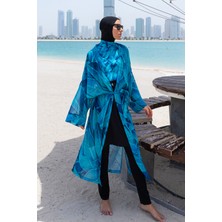 Remsa Mayo Remsa Tesettür Mayo Üzerine Tek Kaftan Kimono Pareo RP014 Berrin