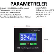 Yate10 W2142A-220V/7A Pıd Kontrollü Termostat