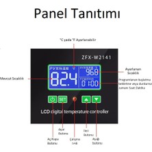 Yate10 W2142A-220V/7A Pıd Kontrollü Termostat