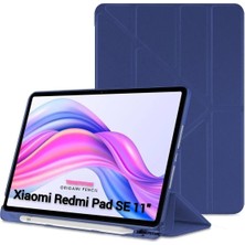 TEKNETSTORE Xiaomi Redmi Pad Se 11 Inç Tablet Uyumlu Kılıf Katlanır Kalemlikli Standlı Uyku Modlu Akıllı Kapak