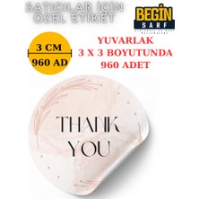 Begin Sarf 3 cm 4 cm 5 cm 6 cm Satıcılara Firmalara Özel Kendinden Yapışkanlı Etiket Yuvarlak 001