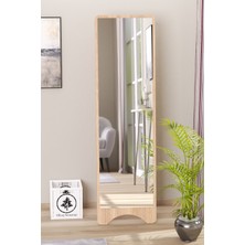 Olcay Aksesuar Dikdörtgen 150X43 cm Ayaklı Salon Antre Çocuk Odası Banyo Wc Yatak Odası Boy Aynası