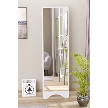Dikdörtgen 150X43 cm Ayaklı Salon Antre Çocuk Odası Banyo Wc Yatak Odası Boy Aynası