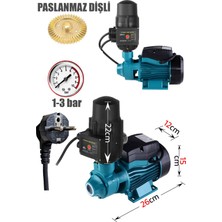 Deko Turkey Elektrikli 220V Otomatik Sistem Metal Dişli 2 Kat 2 Daire Su Pompası 0.50HP Ev Tipi Paket Hidrofor