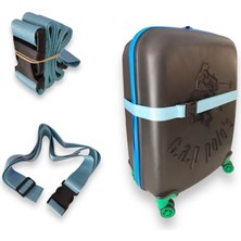 Balp Premium Buz Mavisi Rengi Valiz Kemeri 2 Adet