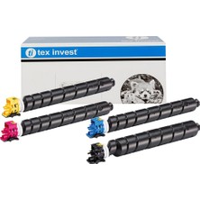 Tex-İnvest Kyocera TK-8365 Muadil Toner Takım/ Taskalfa 2554CI 4 Renk
