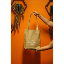 Velvq 2 (Iki) Cepli Kanvas Gabardin Omuz Çantası Bez Çanta Plaj ve Gündelik Kullanım .the Tote Bag