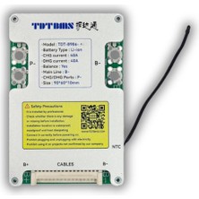 Tdt Li-Ion 7s 24V 40A Bms Balanslı