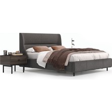 Enza Home Parma Başlıklı Baza - Antrasit