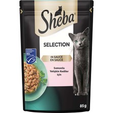 Sheba Somon Balıklı Kedi pouch  Yaş mama   85 gr