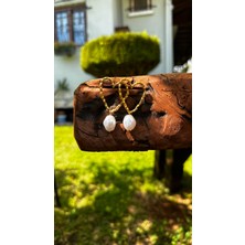 Queen Accessory Çelik Inci Detay Kalp Küpe