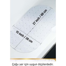 Pimula Home Süper Kaydırmaz Silikon Banyo Paspası Vantuzlu Banyo ve Duş Kaydırmazı