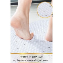 Pimula Home Süper Kaydırmaz Silikon Banyo Paspası Vantuzlu Banyo ve Duş Kaydırmazı