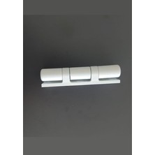 KENETH 90 mm Pvc Beyaz Quick Kapı Menteşesi  Beyaz 2 Adet