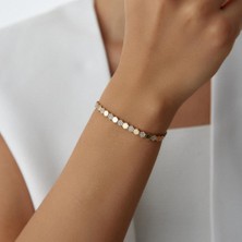 Hamza Yılmaz Kuyumculuk Taşlı Altıgen Baltepek Altın Bileklik