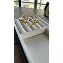 Queen Accessory Kalp Detay Kelepçe Bileklik