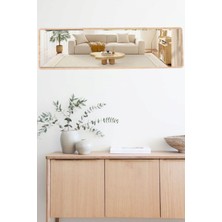 Olcay Aksesuar Yatay 150X43 cm Hol Konsol Dresuar  Antre Koridor Aynası Salon Banyo Wc Aynası