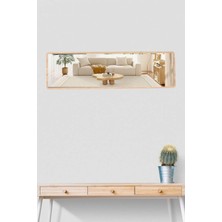 Olcay Aksesuar Yatay 150X43 cm Hol Konsol Dresuar  Antre Koridor Aynası Salon Banyo Wc Aynası