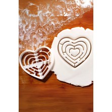 Oalpo Labirent Kalbim Kurabiye Kalıbı, Hamur Şekillendirici