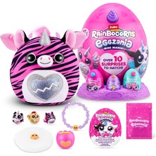 Rainbocorns Mini Eggzania Sürpriz Peluş Mor Boynuz