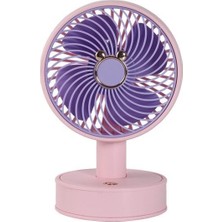 Torima F-08 Pembe Mini Fan Vantilatör Masa Fan