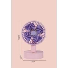 Torima F-08 Pembe Mini Fan Vantilatör Masa Fan