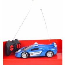 Uzaktan Kumandalı 4 Fonksiyonlu Jandarma Aracı Mavi