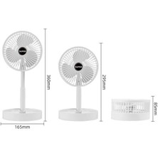 Torima F-06 Siyah Mini Fan Vantilatör Masa Fan