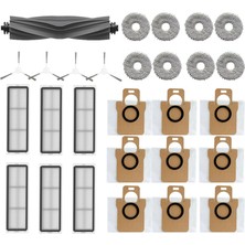 Bright1 Dreame Bot L10S Pro L10S Ultra Robot Süpürge Yedek Parçaları, Kauçuk / Yan Fırça, Filtre, Paspas Bezi, Toz Torbaları (Yurt Dışından)