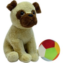 Halley Oyuncak Peluş Köpek 35 cm ve Peluş Top 12 cm